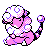 Flaaffy shiny front-facing sprite from Pokémon Crystal