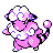Flaaffy shiny front-facing sprite from Pokémon Silver