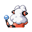 Flaaffy back-facing sprite from Pokémon Sapphire