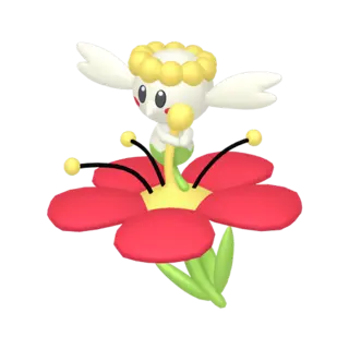 Flabebe front-facing sprite from Pokémon X