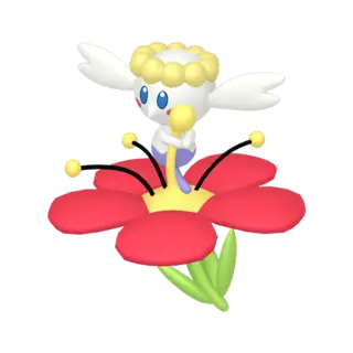 Flabebe shiny front-facing sprite from Pokémon X