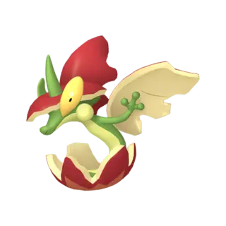 Flapple front-facing sprite from Pokémon Shield