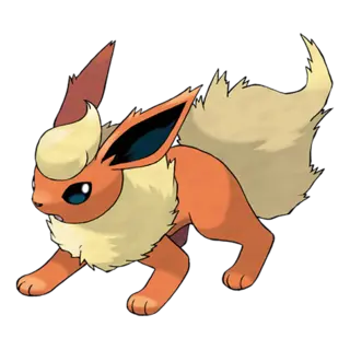 Flareon official artwork