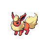 Flareon front-facing sprite from Pokémon Black 2