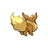 Flareon shiny back-facing sprite from Pokémon Black