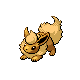 Flareon shiny front-facing sprite from Pokémon Diamond