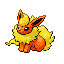 Flareon front-facing sprite from Pokémon FireRed