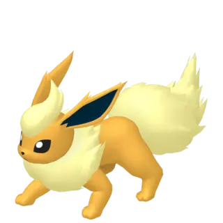 Flareon shiny front-facing sprite from Pokémon Omega Ruby