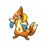 Floatzel front-facing sprite from Pokémon White 2