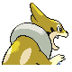 Floatzel shiny back-facing sprite from Pokémon HeartGold