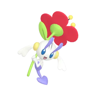 Floette shiny front-facing sprite from Pokémon Omega Ruby