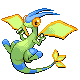 Flygon shiny front-facing sprite from Pokémon Pearl