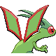 Flygon back-facing sprite from Pokémon SoulSilver