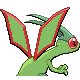 Flygon back-facing sprite from Pokémon Platinum