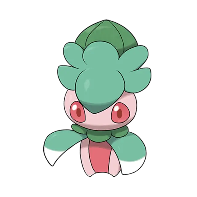 Fomantis, the Sickle Grass Pokémon — Grass-type Pokémon official artwork