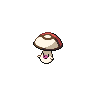Foongus front-facing sprite from Pokémon White 2