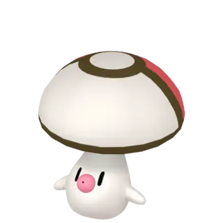 Foongus front-facing sprite from Pokémon X