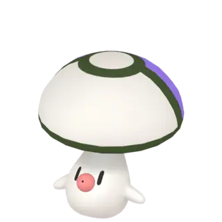 Foongus shiny front-facing sprite from Pokémon X