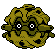 Forretress shiny front-facing sprite from Pokémon Gold