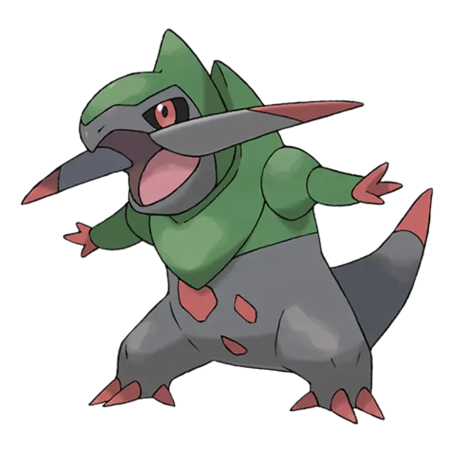 Fraxure, the Axe Jaw Pokémon — Dragon-type Pokémon official artwork