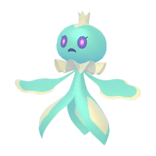 Frillish shiny front-facing sprite from Pokémon Shield
