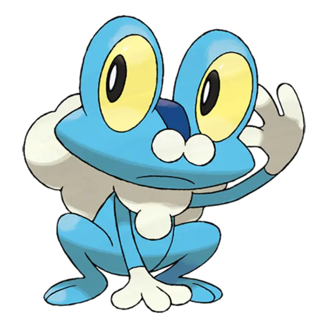 Froakie, the Bubble Frog Pokémon — Water-type Pokémon official artwork
