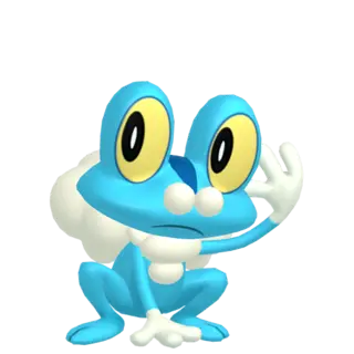 Froakie front-facing sprite from Pokémon Alpha Sapphire