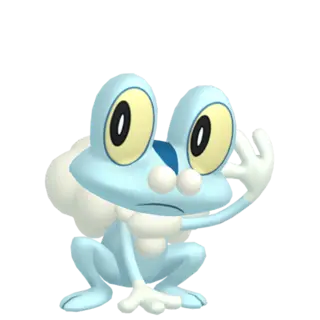 Froakie shiny front-facing sprite from Pokémon Alpha Sapphire