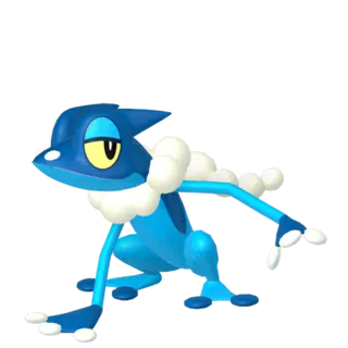 Frogadier front-facing sprite from Pokémon Alpha Sapphire