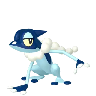 Frogadier shiny front-facing sprite from Pokémon Alpha Sapphire