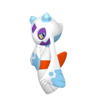 Froslass front-facing sprite from Pokémon Brilliant Diamond
