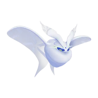 Frosmoth front-facing sprite from Pokémon Violet