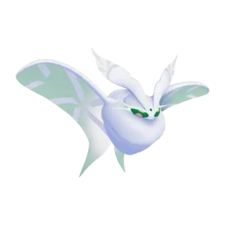Frosmoth shiny front-facing sprite from Pokémon Violet
