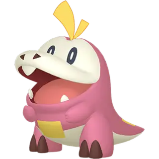 Fuecoco shiny front-facing sprite from Pokémon Violet