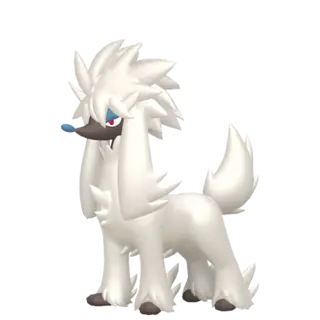 Furfrou front-facing sprite from Pokémon Ultra Sun