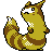 Furret front-facing sprite from Pokémon Crystal