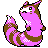 Furret shiny front-facing sprite from Pokémon Crystal