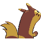 Furret back-facing sprite from Pokémon Diamond