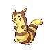Furret front-facing sprite from Pokémon Diamond