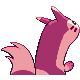 Furret shiny back-facing sprite from Pokémon Diamond
