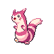 Furret shiny front-facing sprite from Pokémon Diamond