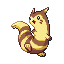 Furret front-facing sprite from Pokémon Emerald