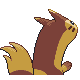 Furret back-facing sprite from Pokémon HeartGold