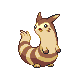 Furret front-facing sprite from Pokémon HeartGold