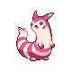 Furret shiny front-facing sprite from Pokémon HeartGold