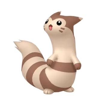 Furret front-facing sprite from Pokémon XD: Gale of Darkness