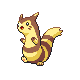 Furret front-facing sprite from Pokémon Platinum