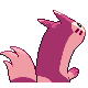 Furret shiny back-facing sprite from Pokémon Platinum