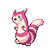 Furret shiny front-facing sprite from Pokémon Platinum
