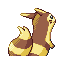 Furret back-facing sprite from Pokémon Sapphire